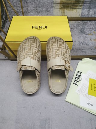 F**di Feel Mules Brown For Men
