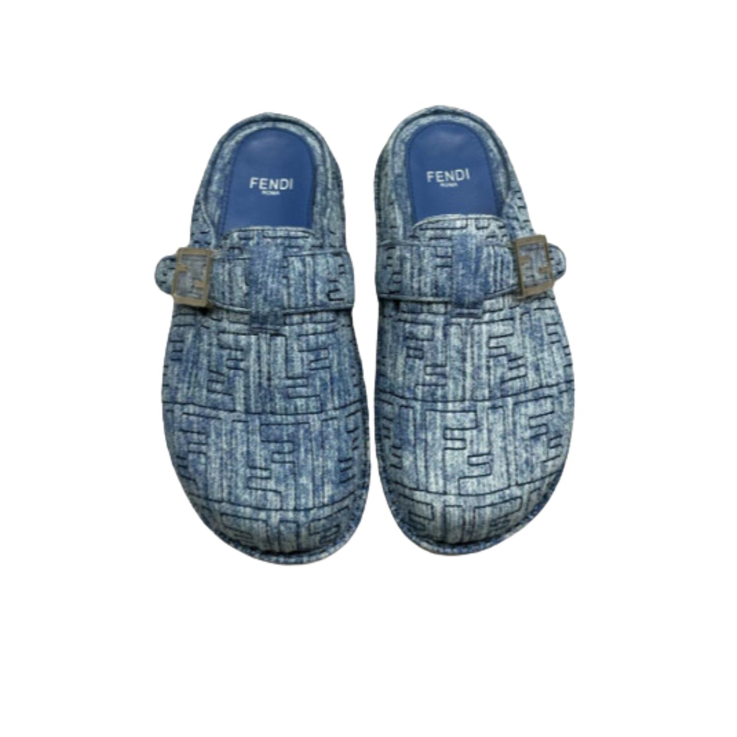 F**di Feel Mules Blue For Men