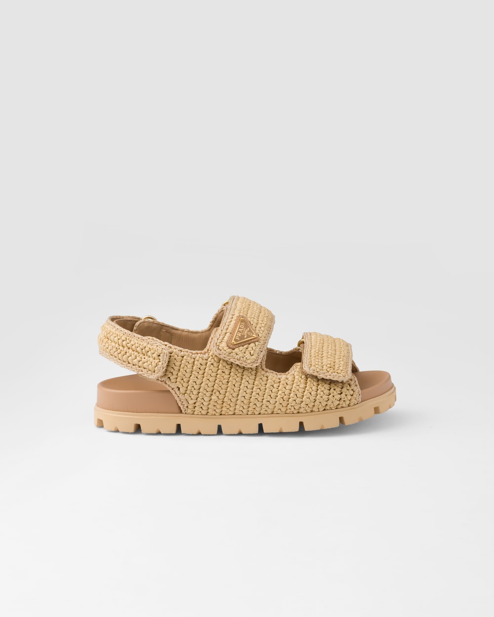 Pra*a Crochet Sandals Beige For Women 1X440N_2C2T_F0018_F_020