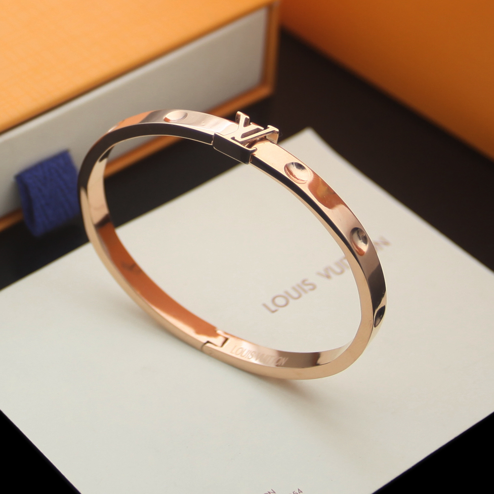 L0vis Vvtt0n Empreinte Bangle Rose Gold For Women