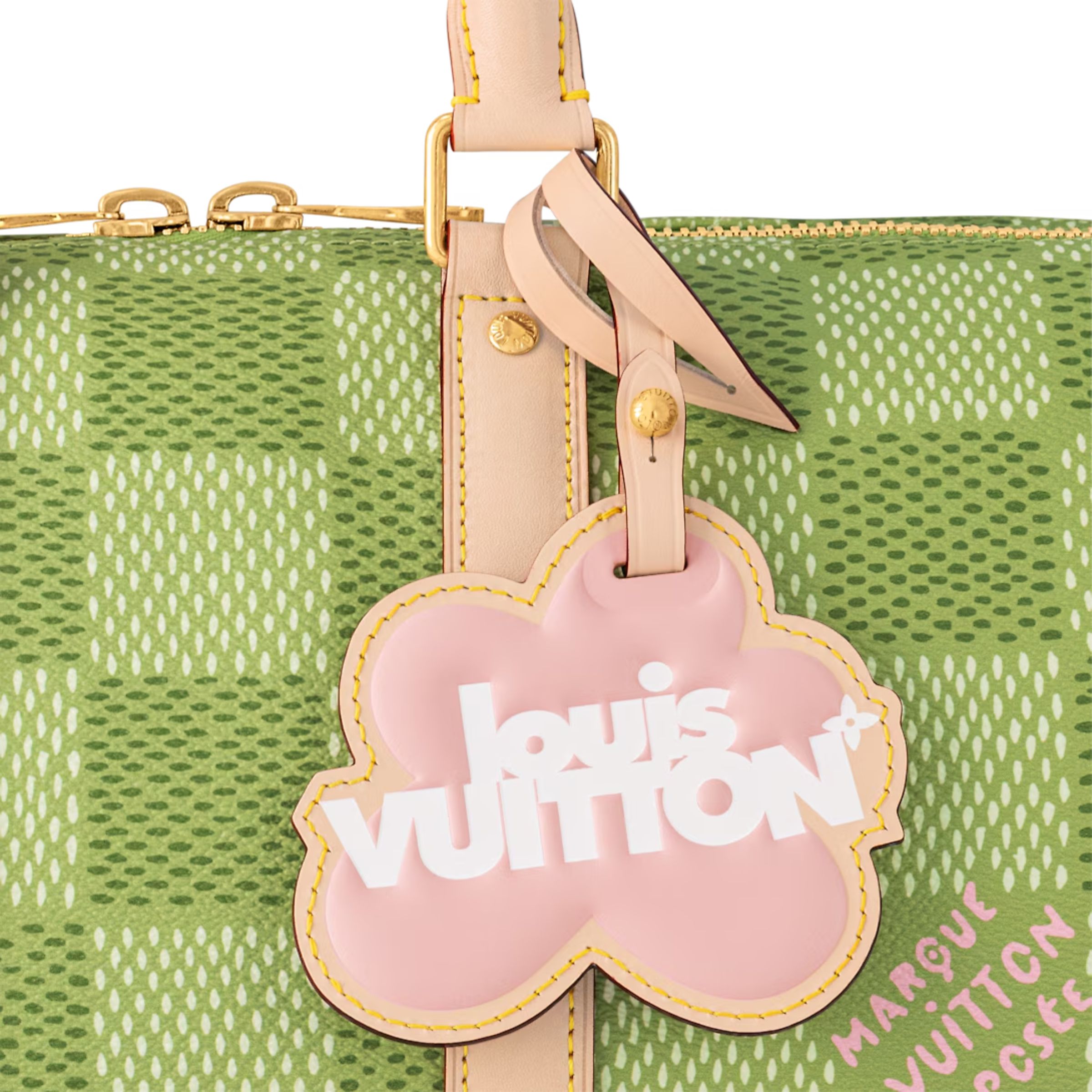 L0vis Vvtt0n Keepall Bandoulière 35 Green 13.4 Inches/ 34 Cm N40671