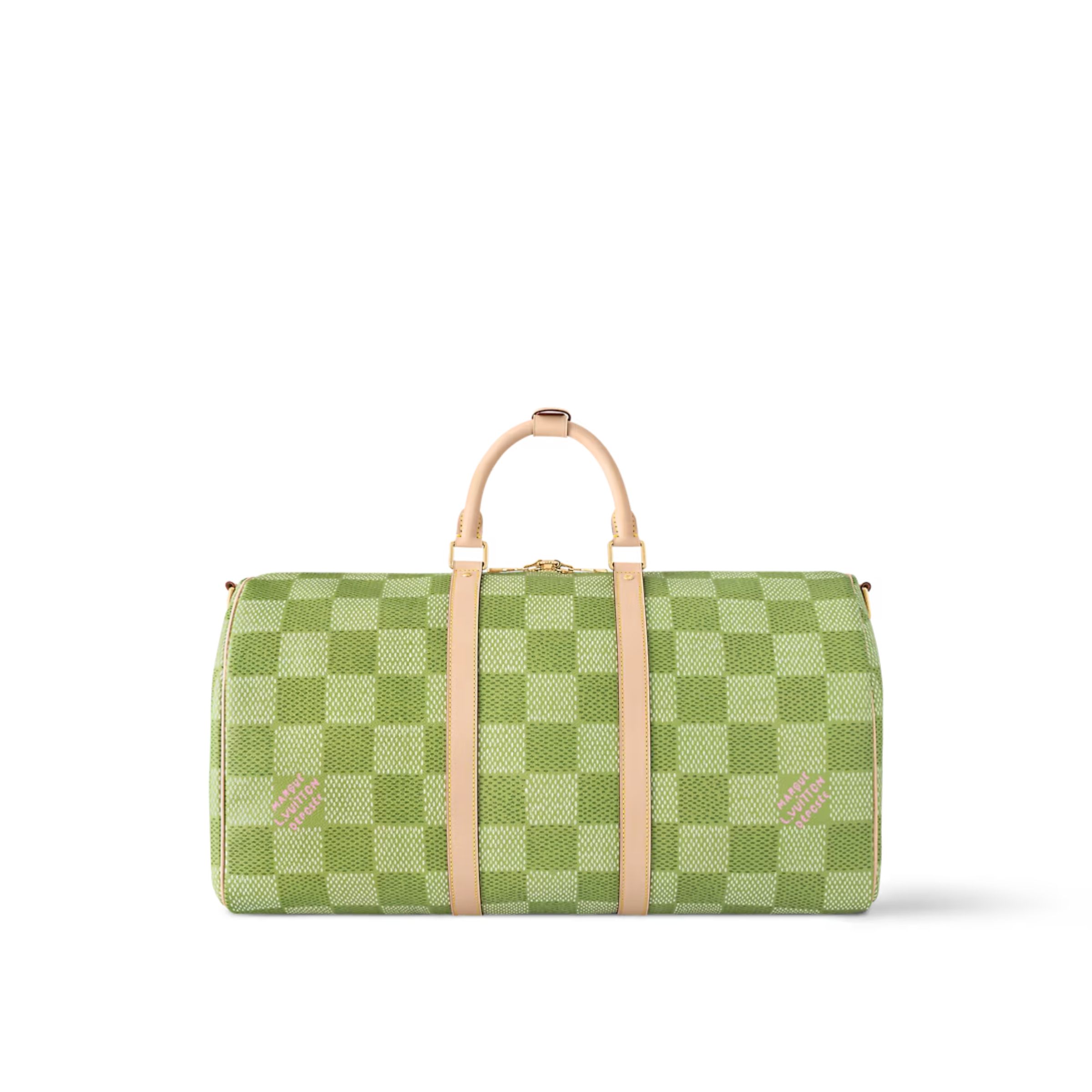 L0vis Vvtt0n Keepall Bandoulière 50 Green 19.7 Inches/ 50 Cm N40667