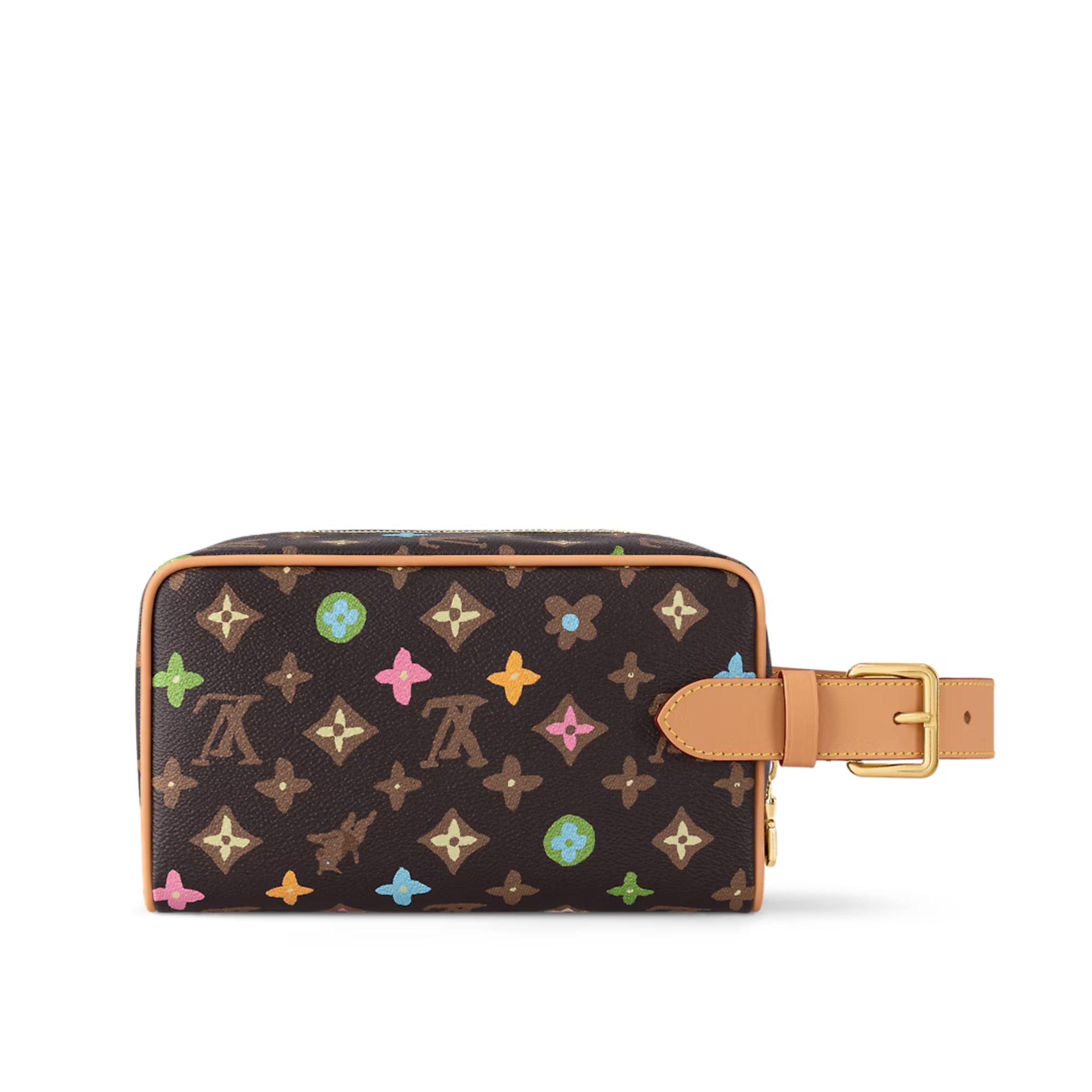 L0vis Vvtt0n Locker Dopp Kit Brown 9.1 Inches/ 23 Cm M47069