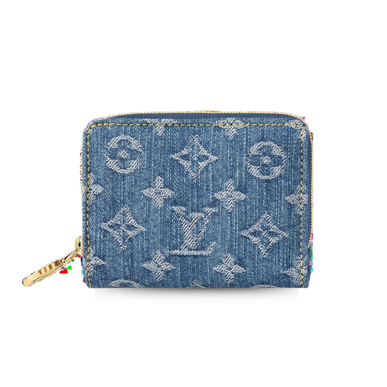 L0vis Vvtt0n Lou Wallet Blue For Women 4.5 Inches/ 11.5 Cm M83160