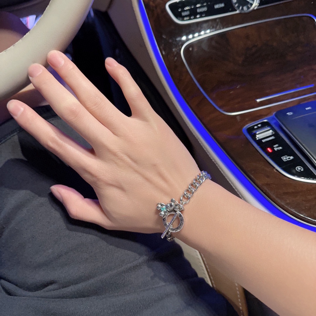 L0vis Vvtt0n Bear Bracelet Silver For Women