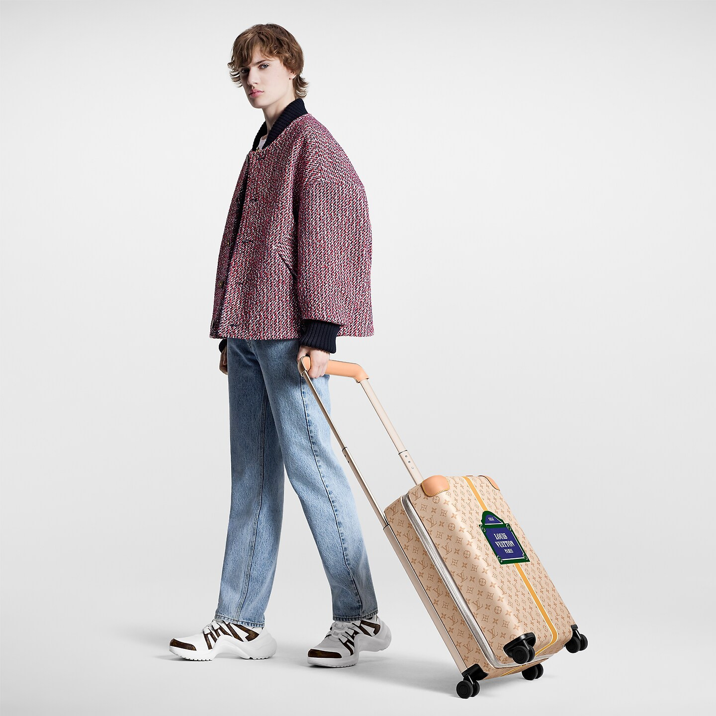 L0vis Vvtt0n Horizon 55 Suitcase Beige 21.7in/55cm M10280