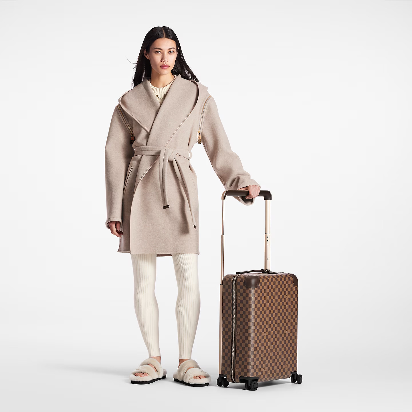L0vis Vvtt0n Horizon 55 Suitcase Bag Brown 21.7in/55cm N23304