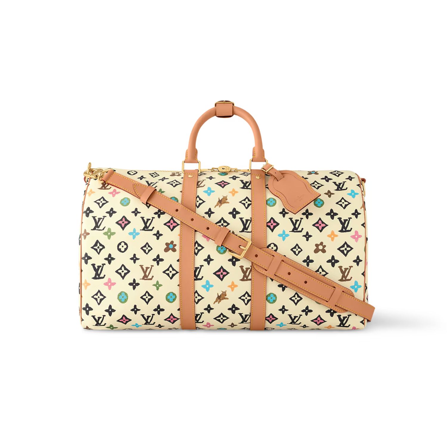 L0vis Vvtt0n Keepall Bandoulière 45 Bag Beige 17,7in/45cm M25233