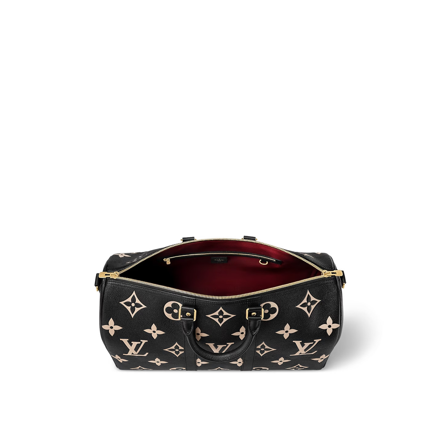 [True-to-ORIGINAL] L0vis Vvtt0n Keepall Bandoulière 45 Bag Black For Women 17,7in/45cm M46670