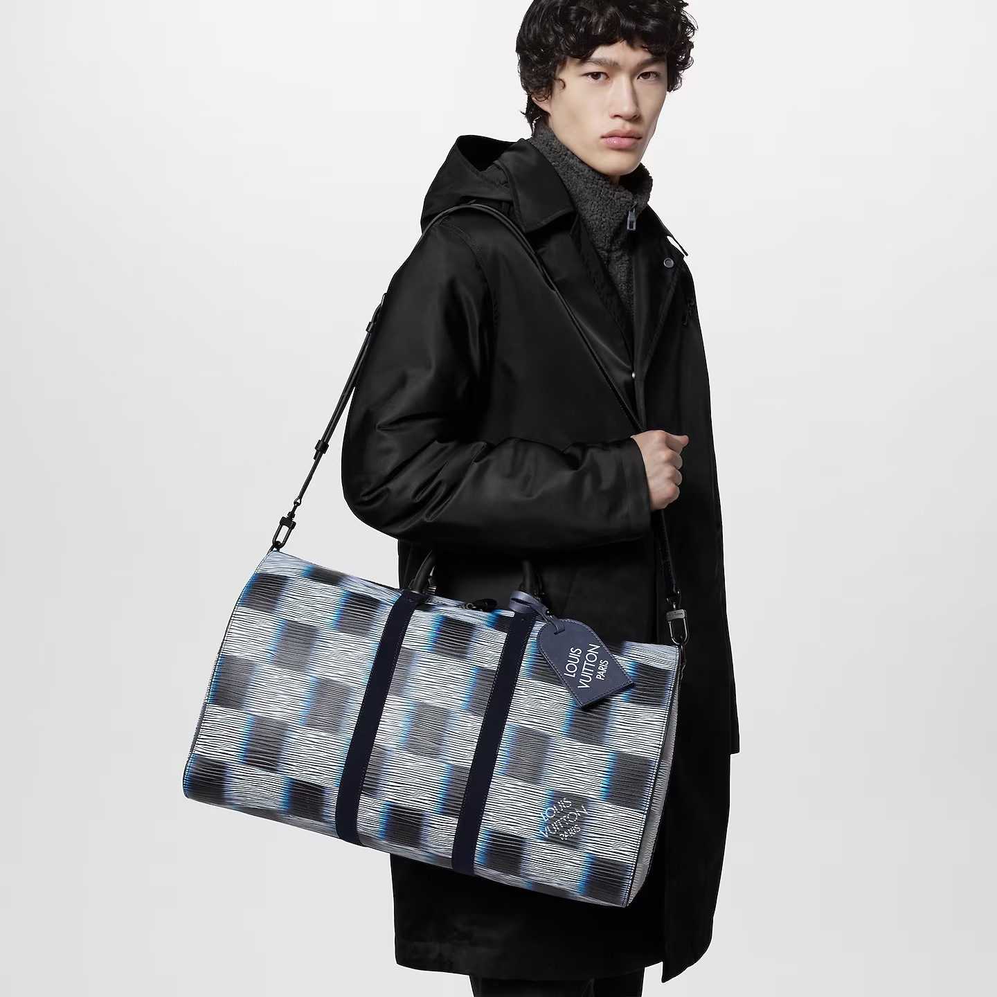 L0vis Vvtt0n Keepall Bandoulière 50 Bag Blue 19,7in/50cm M23771