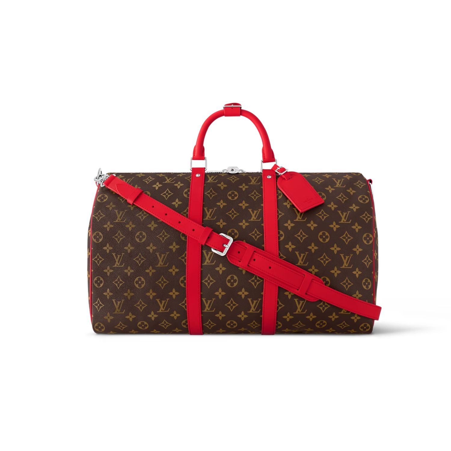 L0vis Vvtt0n Keepall Bandoulière 50 Bag Red 19,7in/50cm M46769