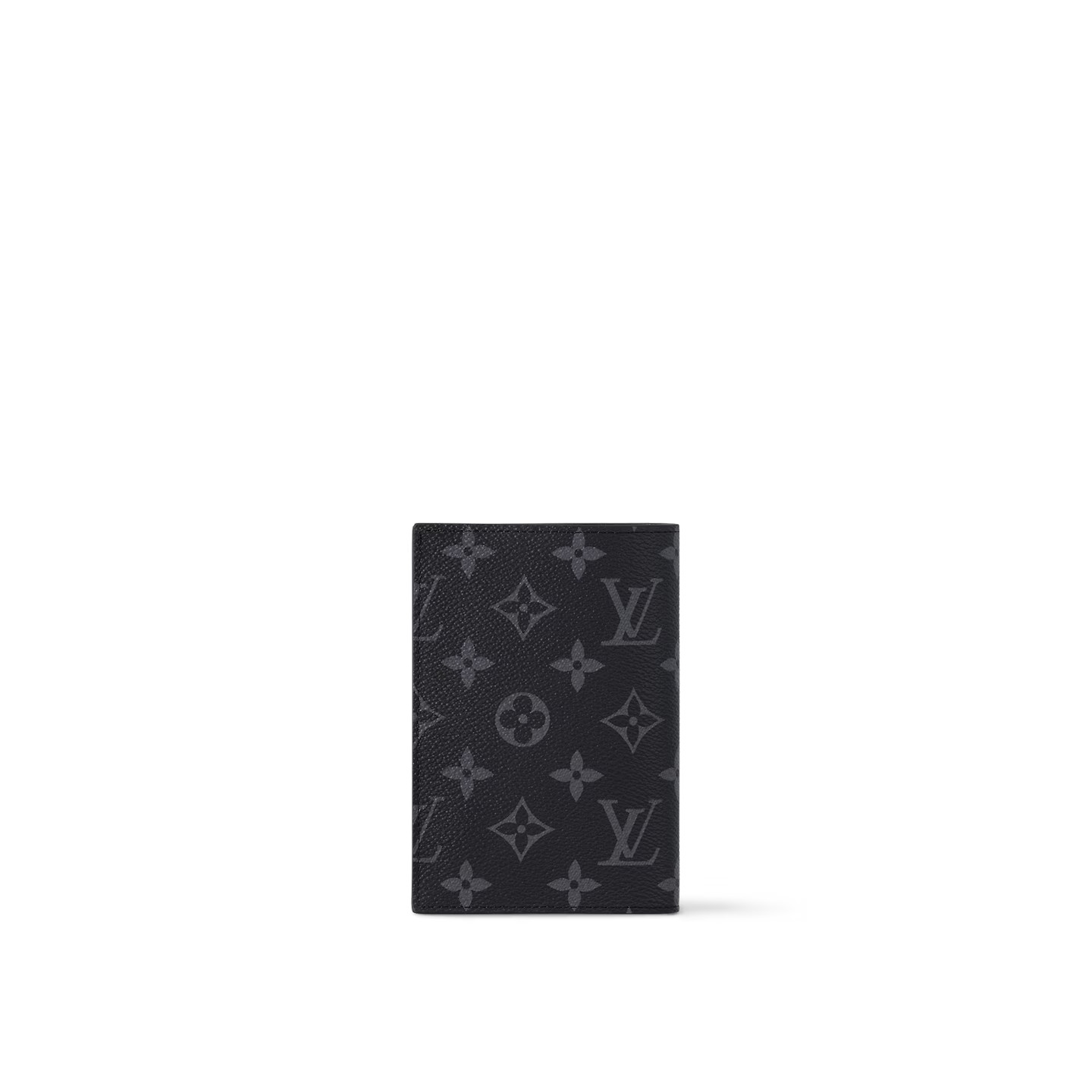 L0vis Vvtt0n Passport Cover Wallet Black For Men5.5in/14cm M64501