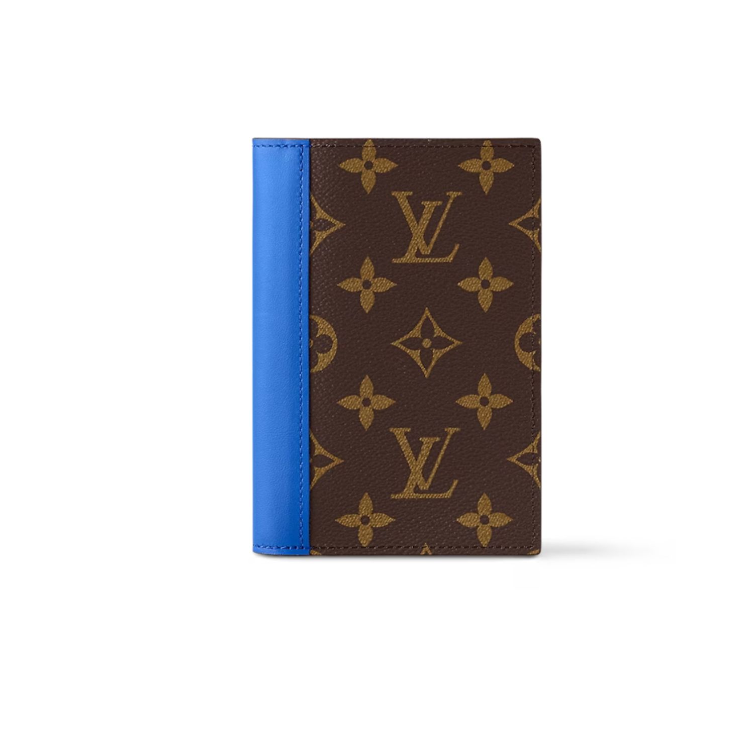 L0vis Vvtt0n Passport Cover Wallet Blue For Men 5.5in/14cm M82865