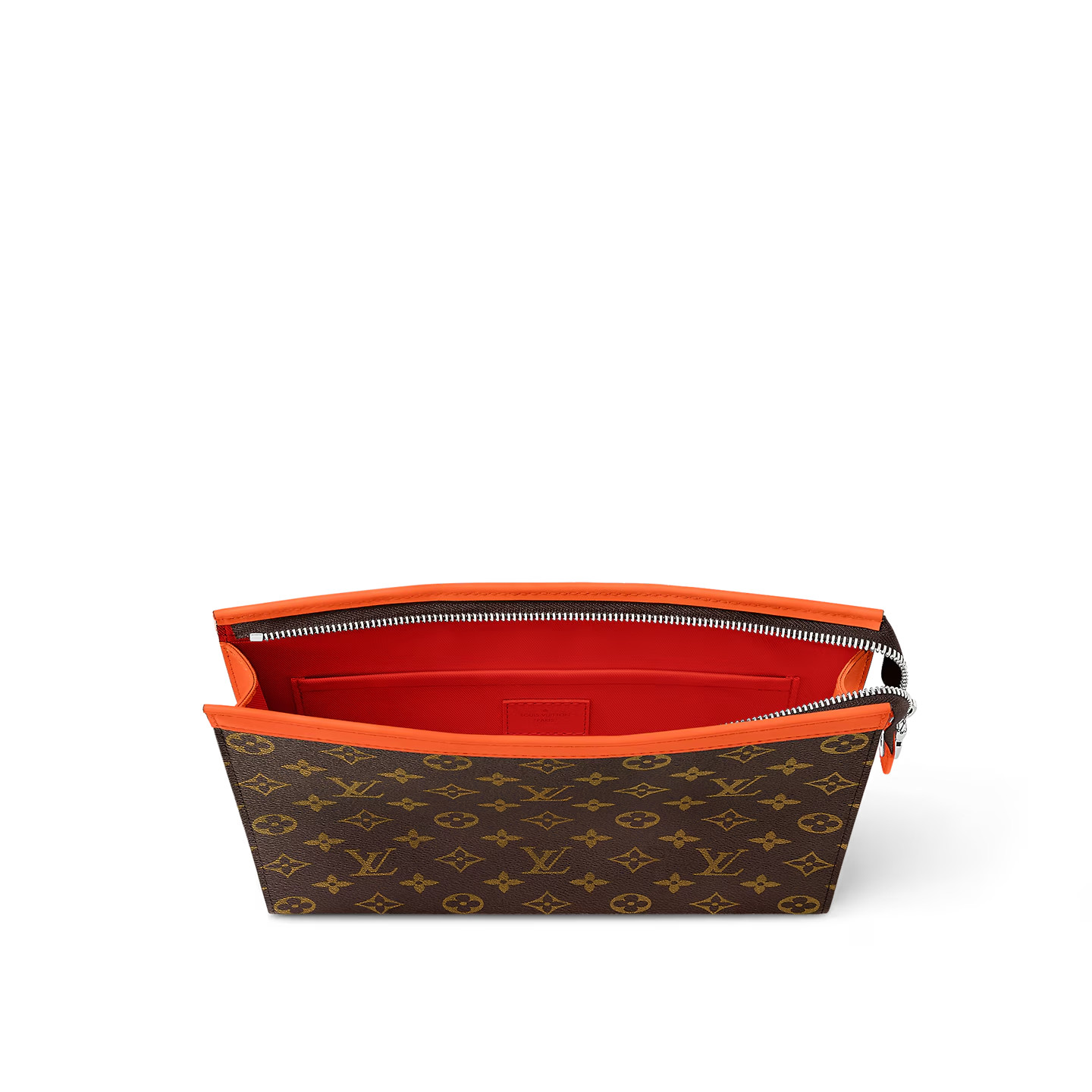L0vis Vvtt0n Pochette Voyage MM Pouch Bag Orange For Men 10,6in/27cm M82855