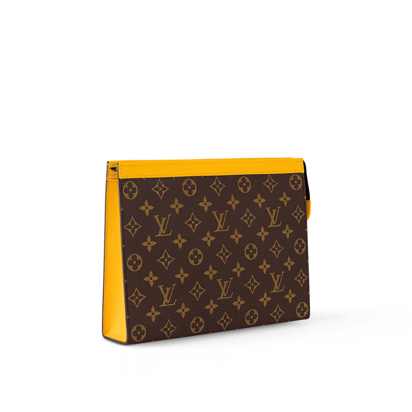 L0vis Vvtt0n Pochette Voyage MM Pouch Bag Yellow For Men 10,6in/27cm M82860