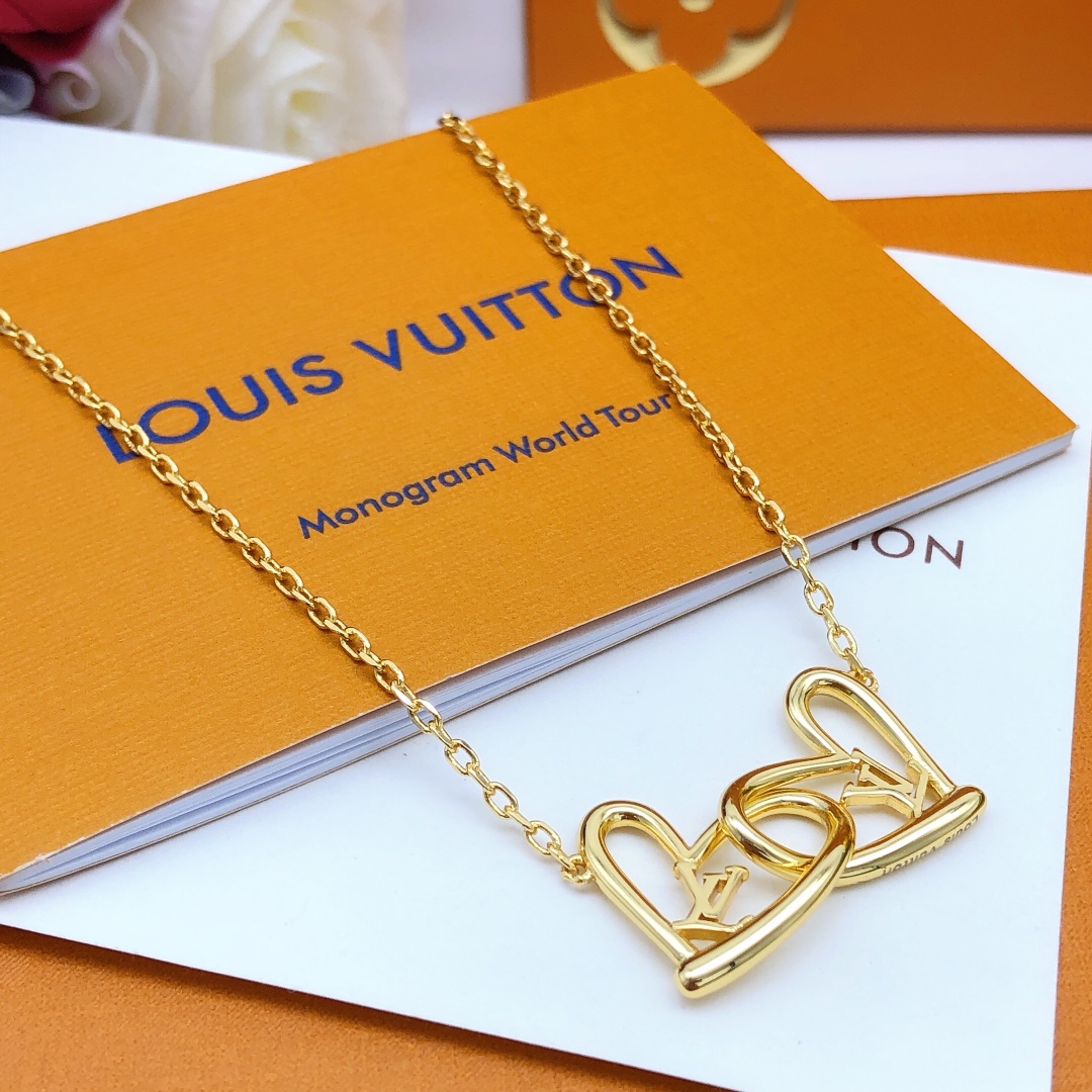 L0vis Vvtt0n Love Necklace Gold For Women