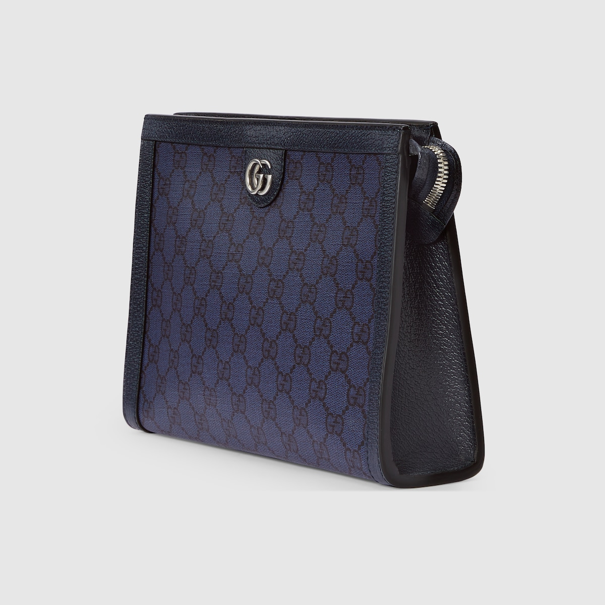 Gvc*1 Ophidia GG Pouch Blue For Men 10.2 in/ 26 cm 760243 UULBN 4055