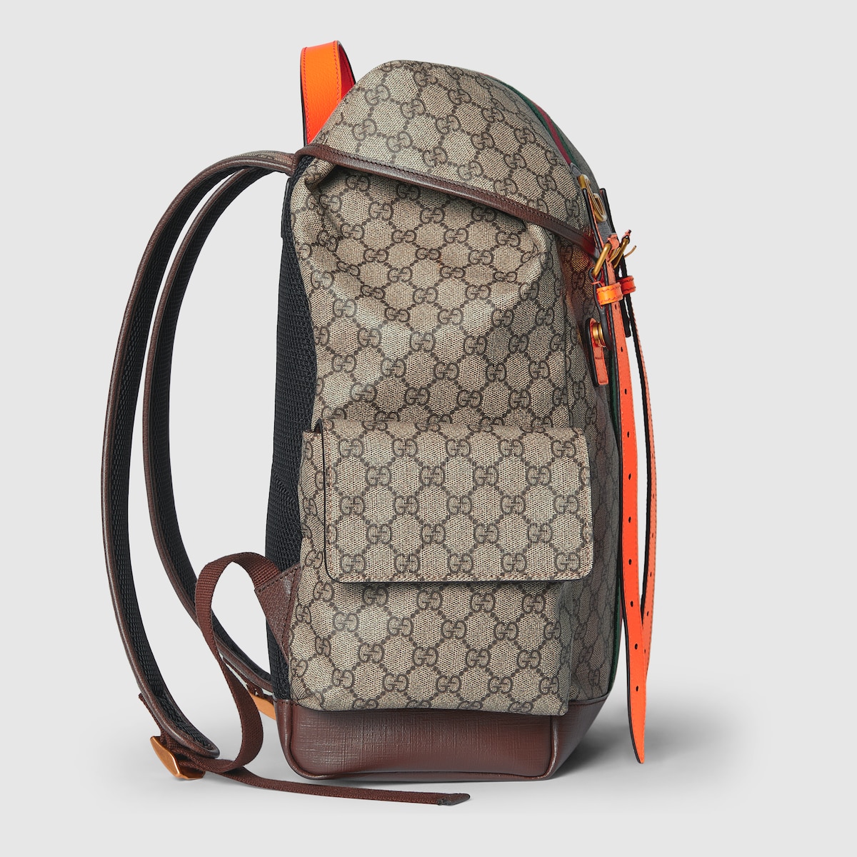 Gvc*1 Ophidia  Medium Backpack Beige For Men 15.7 in/ 40 cm 598140 FADEB 9757