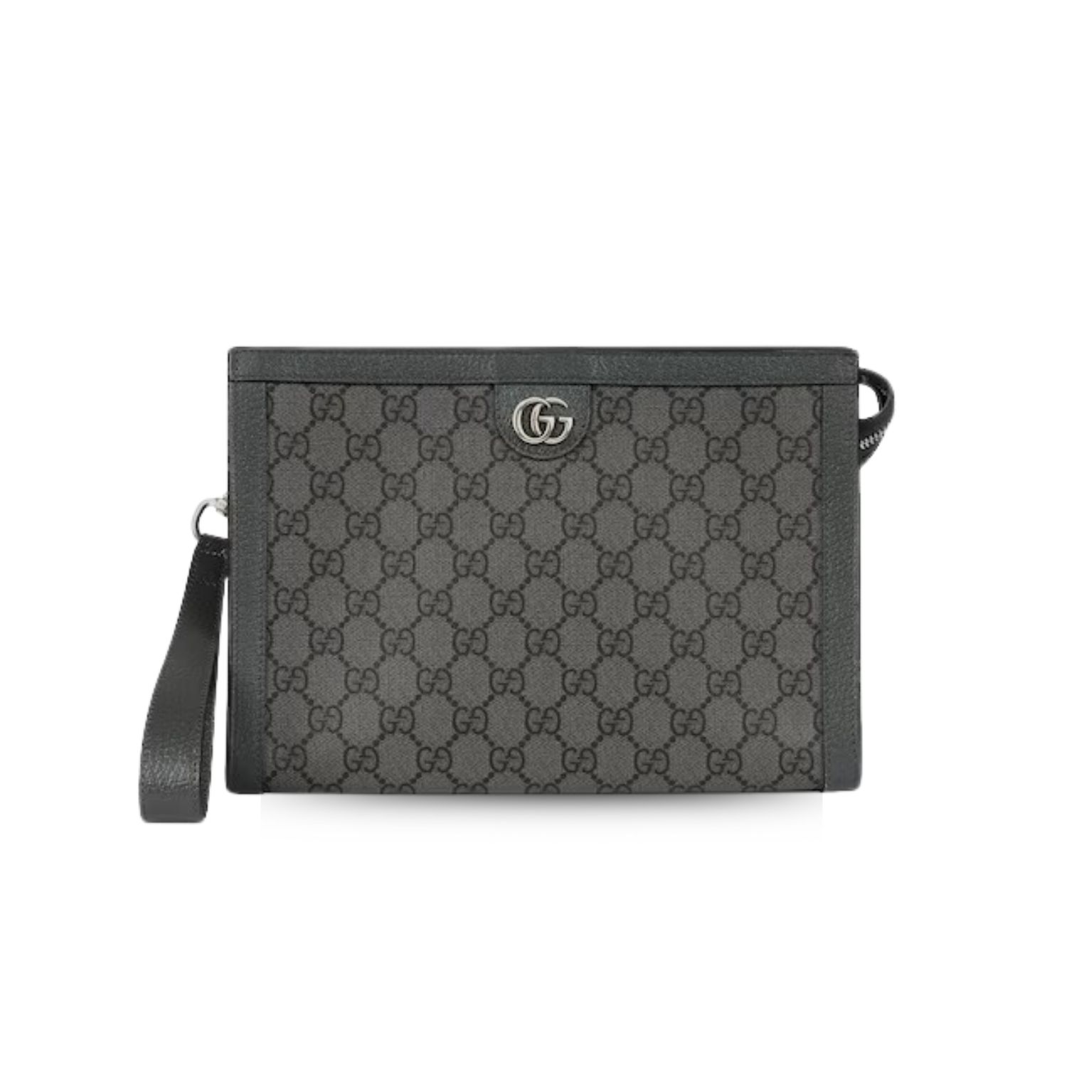 Gvc*1 Ophidia GG Pouch Grey For Men 10.2 In/ 26 Cm 760243 UULBN 1244