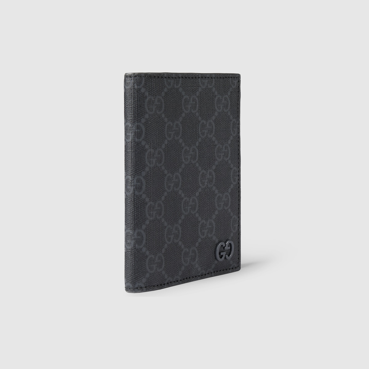 Gvc*1 Passport Case With GG Detail Black 7.5in/19cm 795229 FADMR 1050
