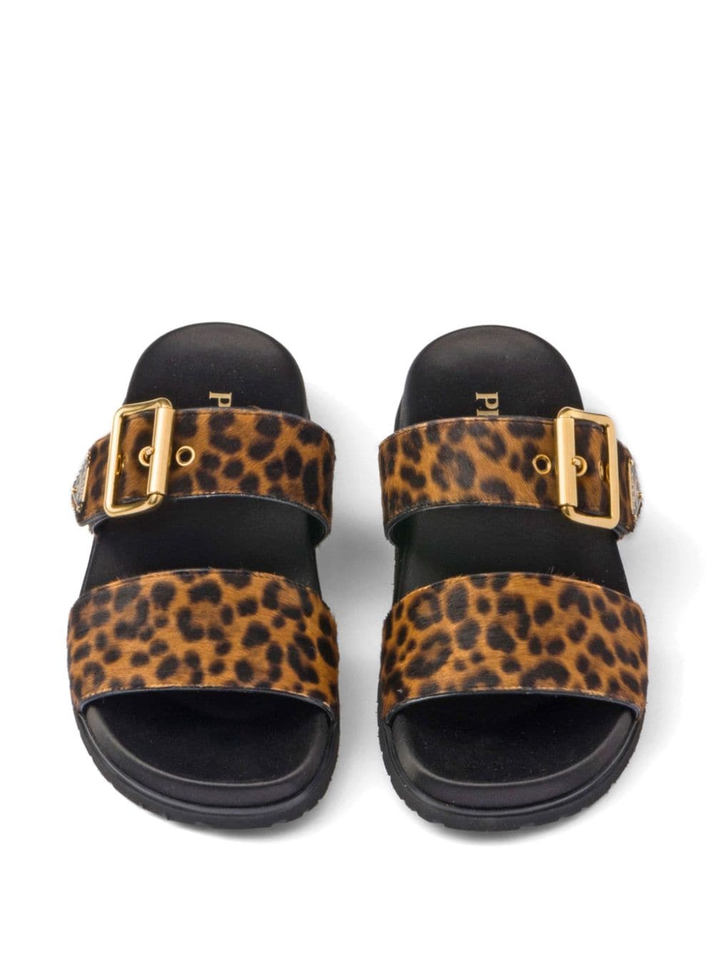 Pra*a Printed Slides Brown For Women 1XX715_XRY_F0151_F_D010