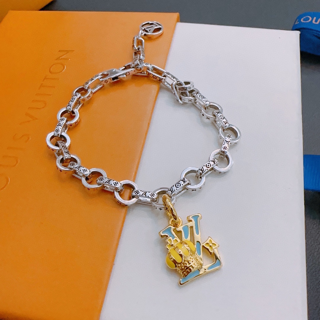 L0vis Vvtt0n Retro Bracelet Silver For Women
