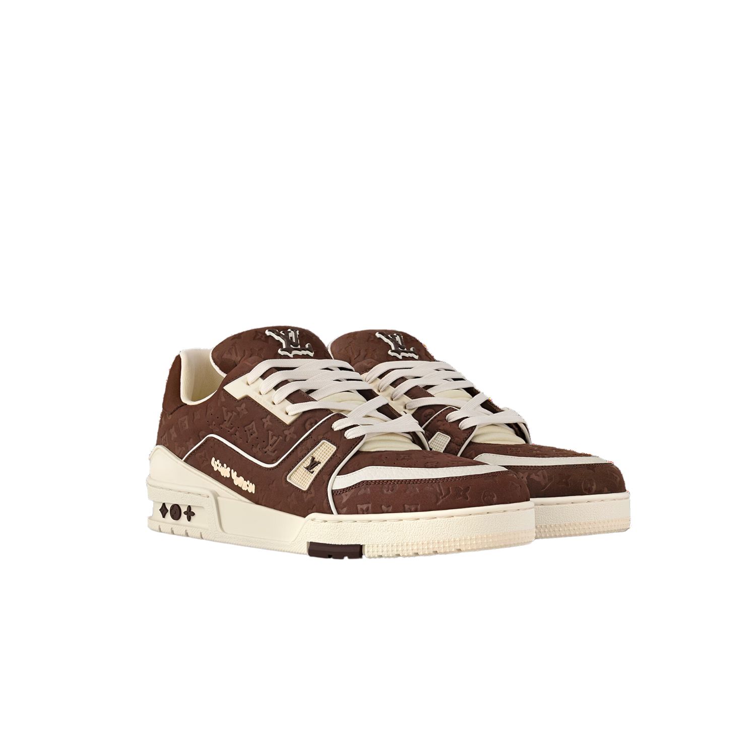 L0vis Vvtt0n Trainer Sneaker Brown For Men 1ACR5Z
