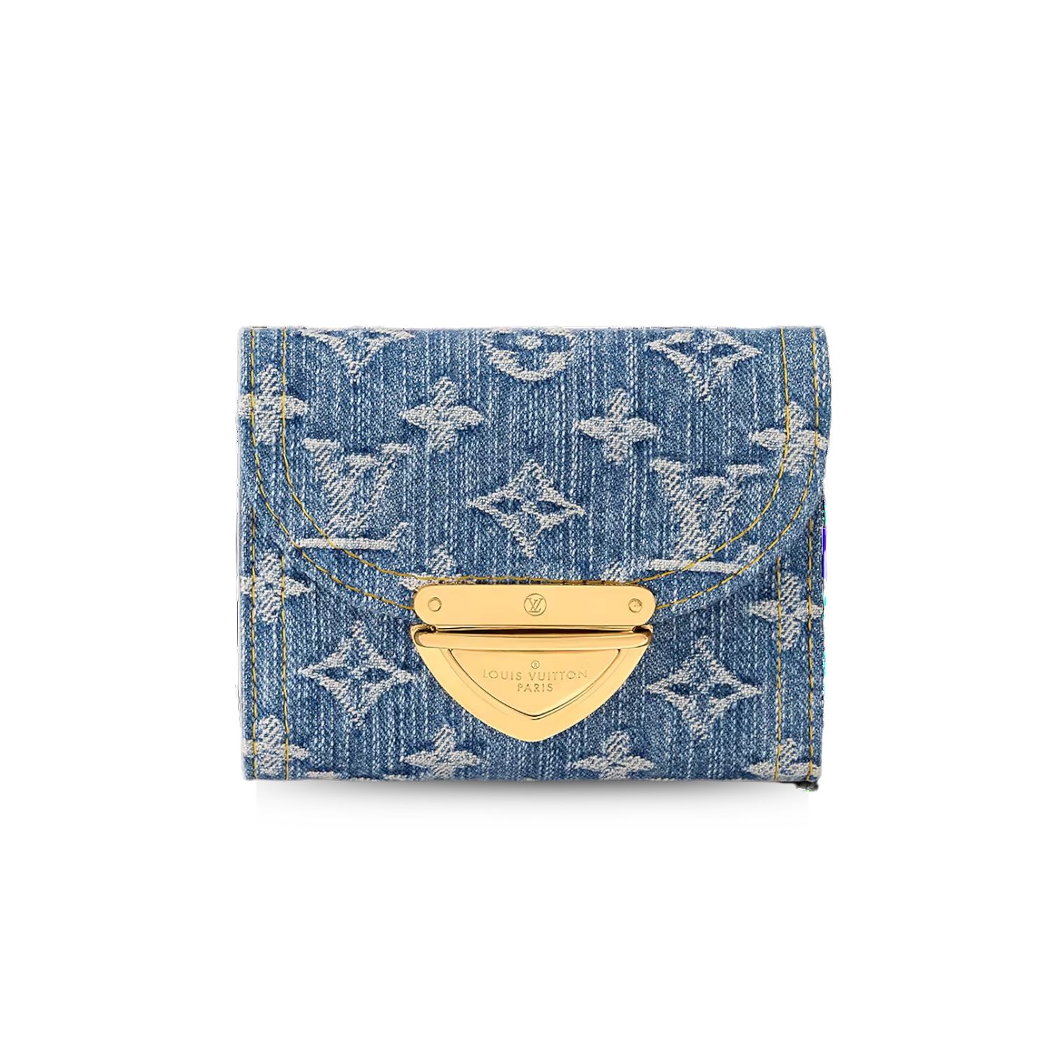 L0vis Vvtt0n Victorine Wallet Blue For Women 4.7 Inches/ 12 Cm M82959