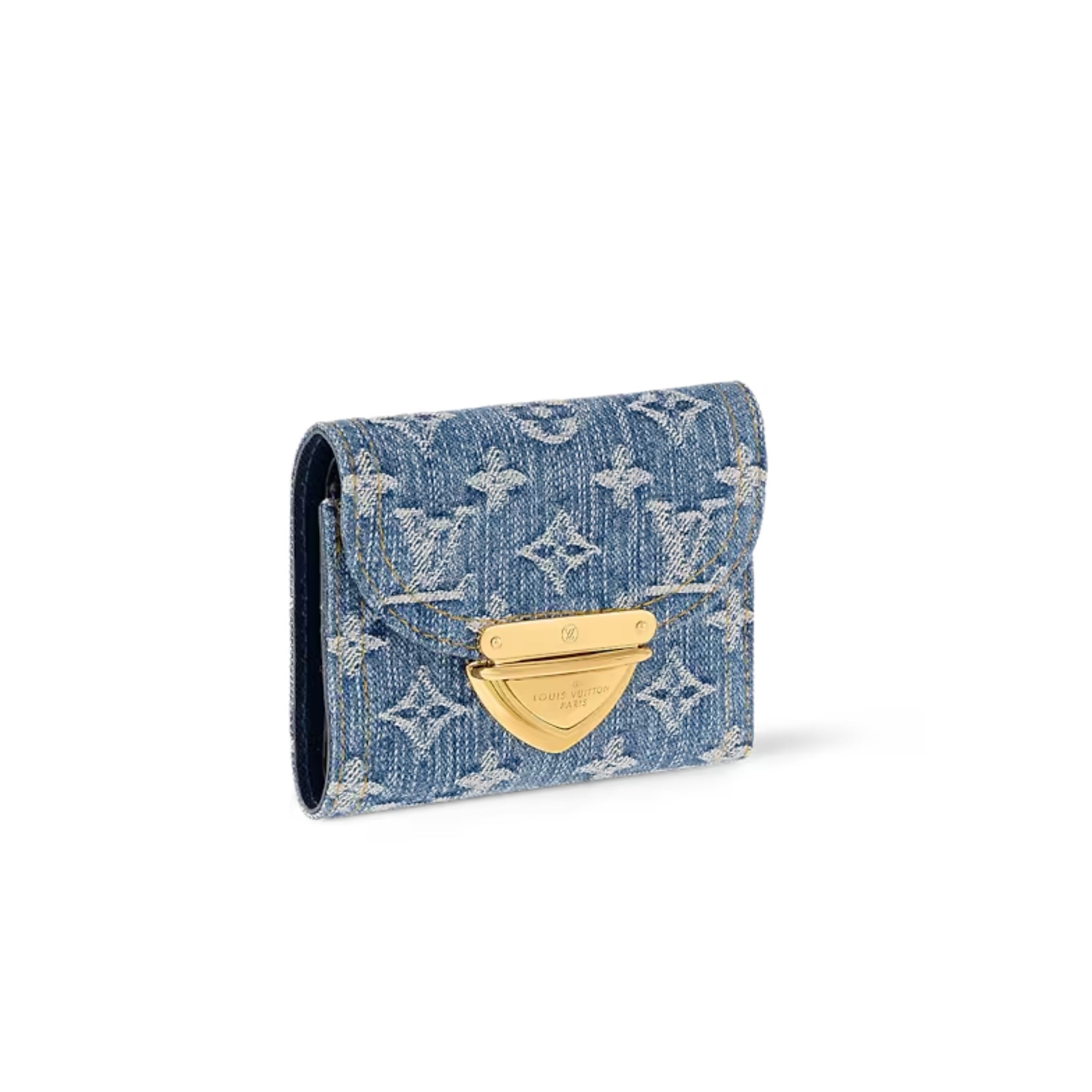 L0vis Vvtt0n Victorine Wallet Blue For Women 4.7 Inches/ 12 Cm M82959
