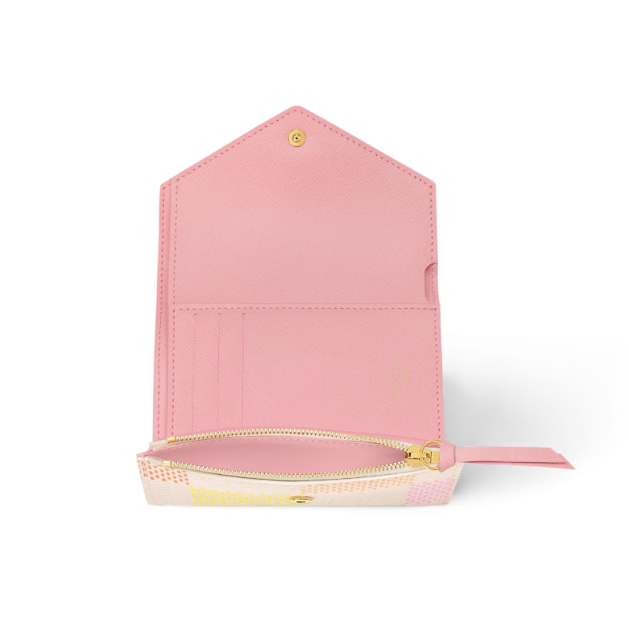 L0vis Vvtt0n Victorine Wallet Pink For Women 4.7 Inches/ 12 Cm N40638