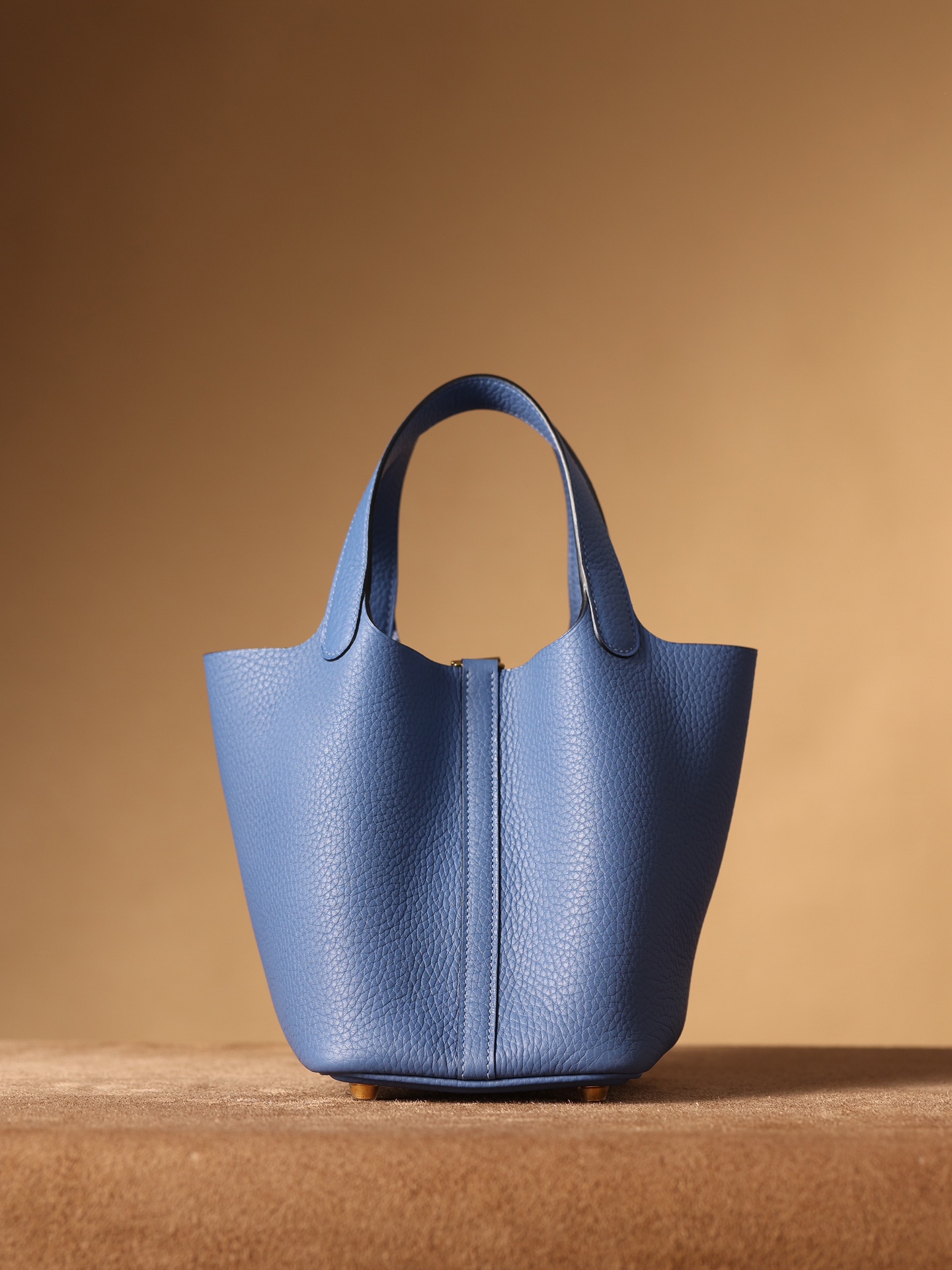 H**me5 Picotin Lock 18 Blue Bag For Women, Women’s Handbags 7.1in/18cm