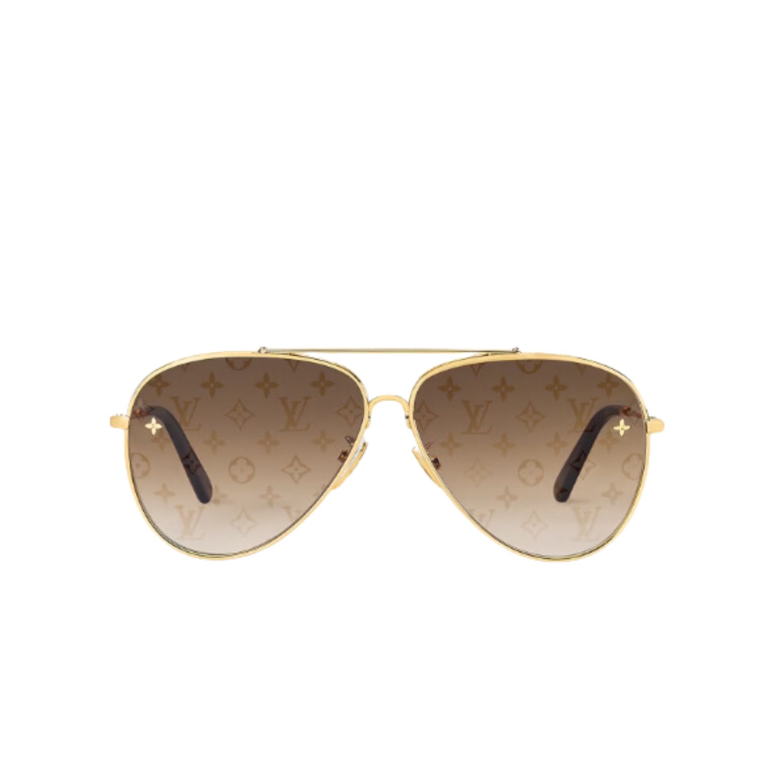 L0vis Vvtt0n The LV Pilot Sunglasses Gold For Women Z1619U