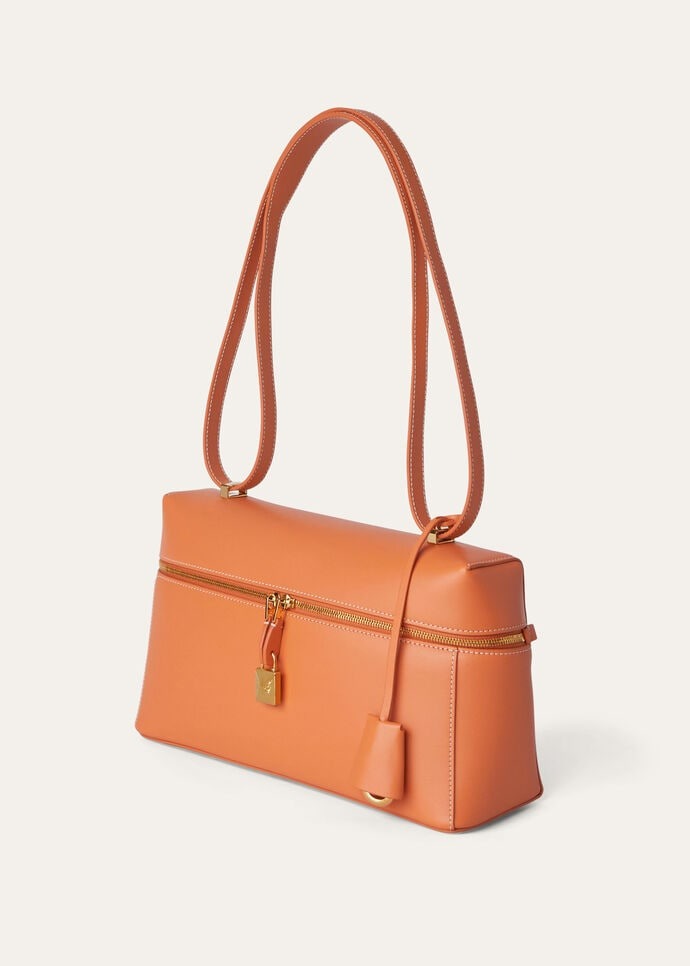 [True-to-ORIGINAL] L0r0 P1ana Extra Bag L27 Cinnamon Orange For Women 10.6in/27cm FAN3462 L0AX