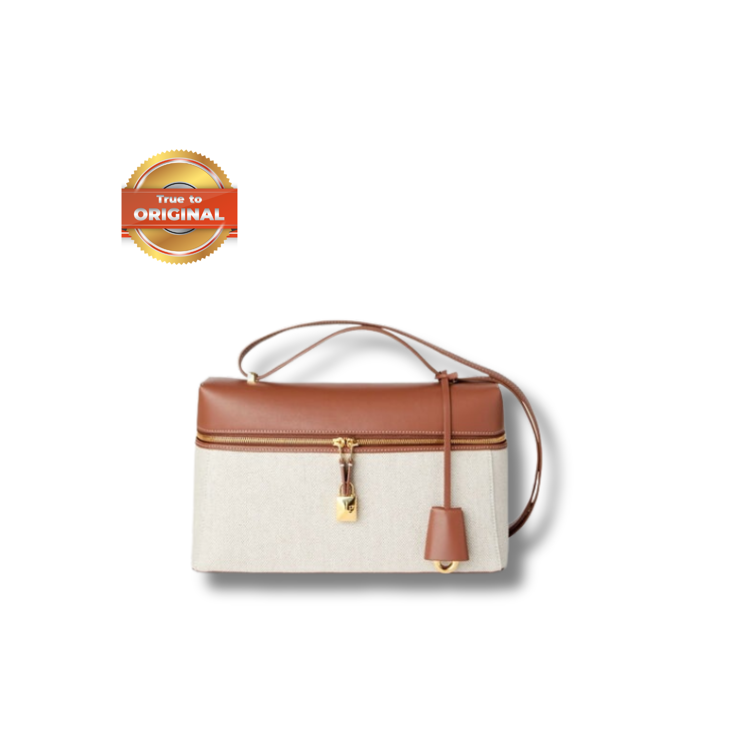 [True-to-ORIGINAL] L0r0 P1ana Extra Bag L27 Natural/Caramel Sugar For Women 11 in /27 cm FAO3001 B4AU