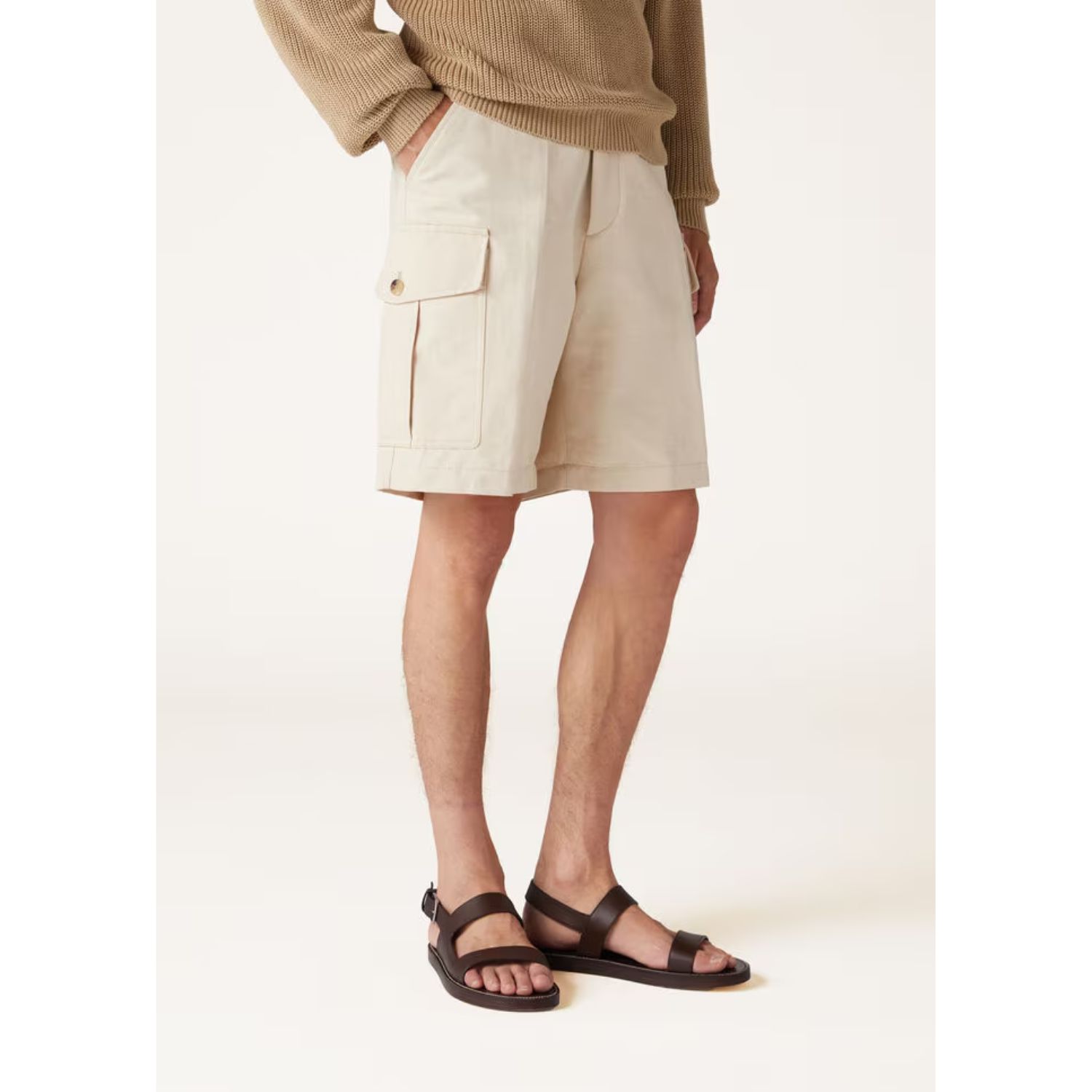 L0r0 P1ana Nama Sandal Dark Brown For Men FAN8703