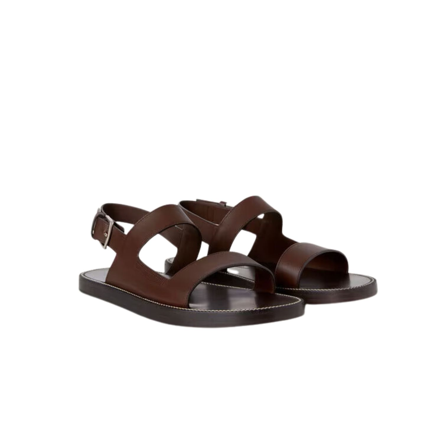 L0r0 P1ana Nama Sandal Dark Brown For Men FAN8703