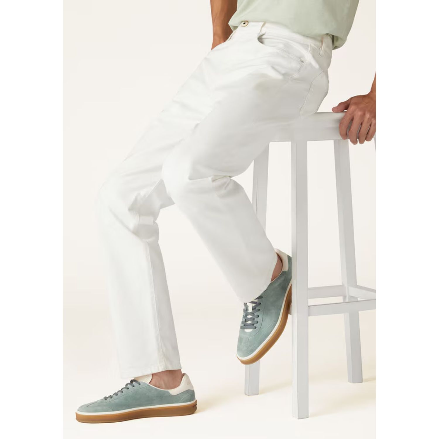 L0r0 P1ana Tennis Walk Sneakers Green For Men FAN8505