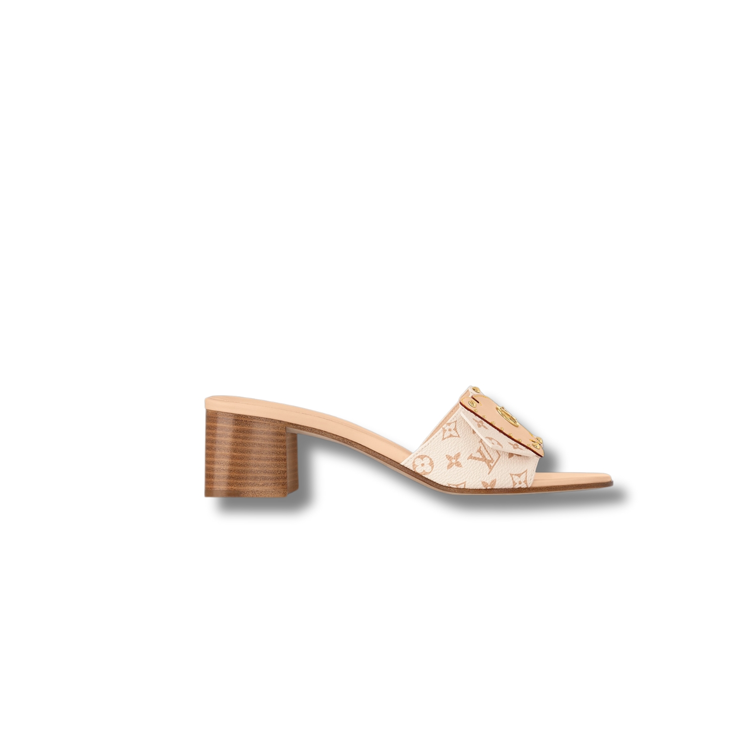 L0vis Vvtt0n Frame Mule Beige For Women 1AD5B7