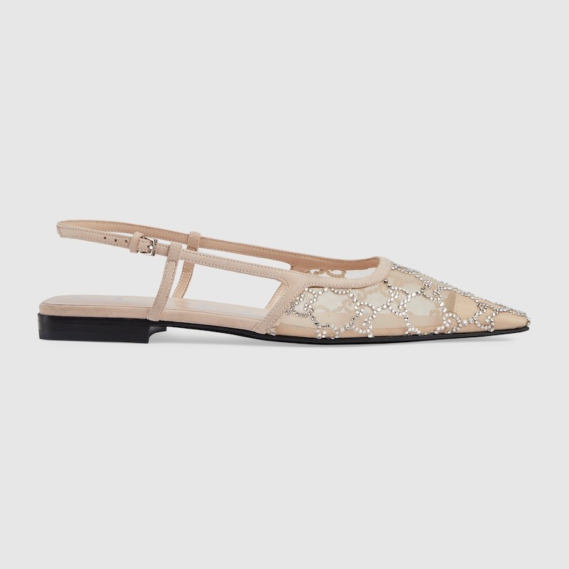 Gvc*1 Slingback Ballet Flat Beige For Women 762374 F13A0 9960