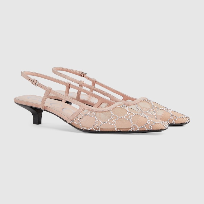 Gvc*1 Slingback Pump Beige For Women 674668 F13A0 9960