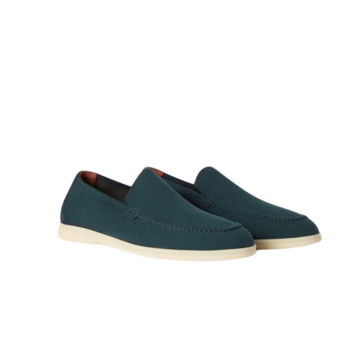 L0r0 P1ana Summer Knitted Loafers Blue For Men FAE8127
