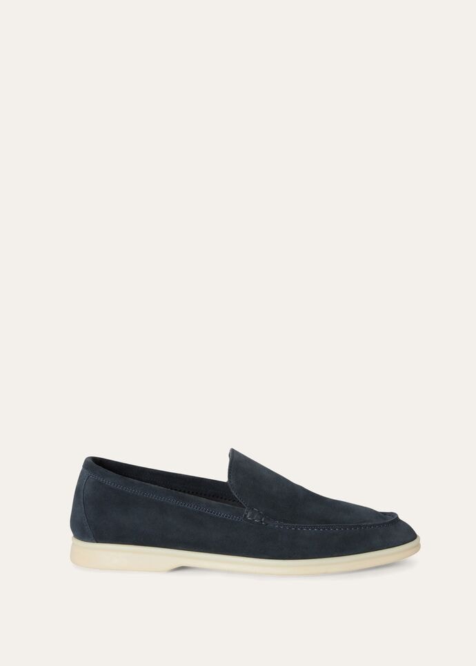 L0r0 P1ana Summer Walk Loafers Classic Blue For Men FAE8124_W019