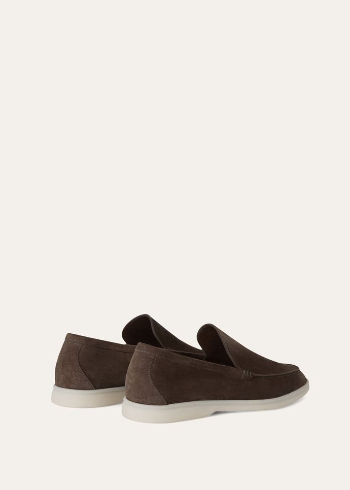 L0r0 P1ana Summer Walk Loafers Brown For Men FAI3276
