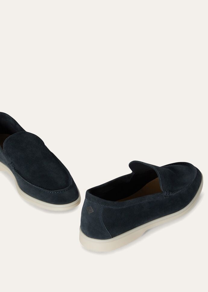 L0r0 P1ana Summer Walk Loafers Classic Blue For Men FAE8124_W019