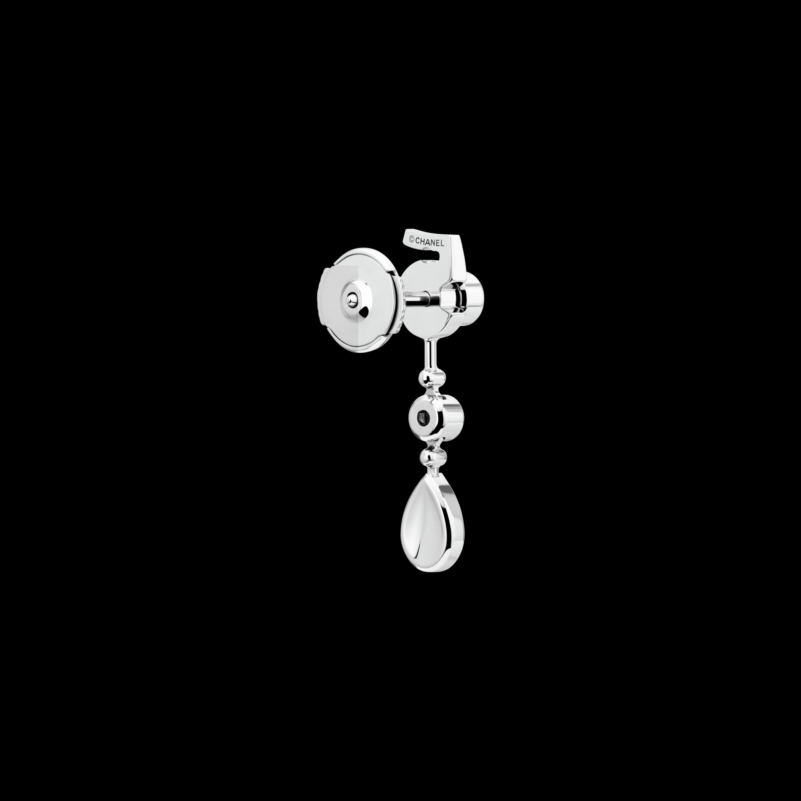 Ch**el Eternal N°5 Transformable Earrings White Gold For Women J11992