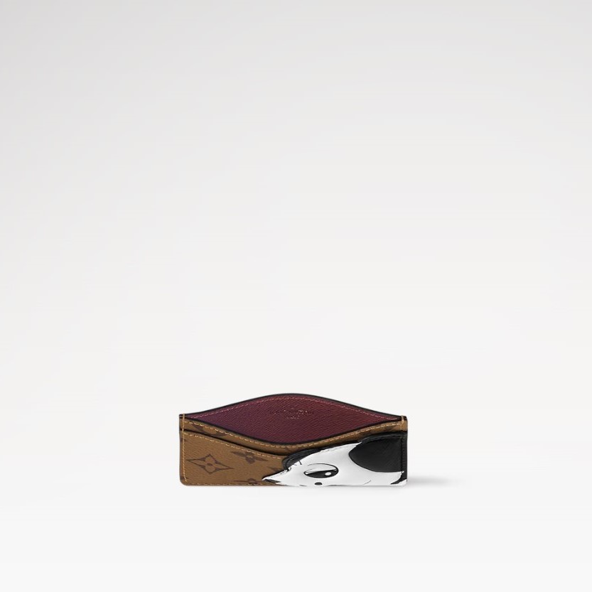 L0vis Vvtt0n Monogram Card Holder Brown For Women M83691 4.3in/11cm
