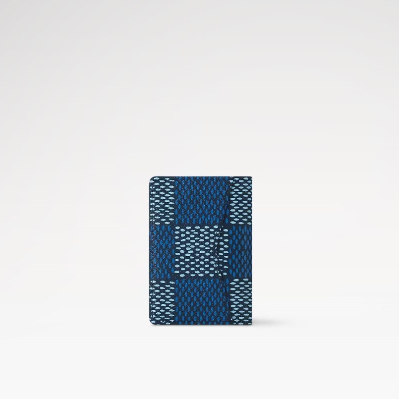 L0vis Vvtt0n Pocket Organizer Blue For Men 4.4in/11.2cm N40677