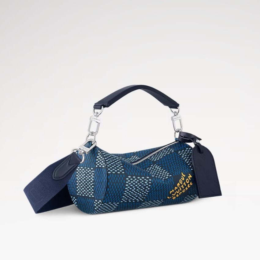 L0vis Vvtt0n Soft Polochon PM Bag Blue For Men N40695 10.2in/25.9cm