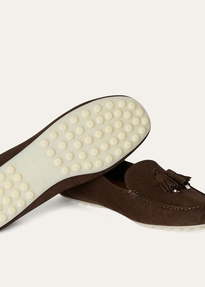 L0r0 P1ana Dot Sole Walk Loafers Chocolate For Women – FAN0109 H026
