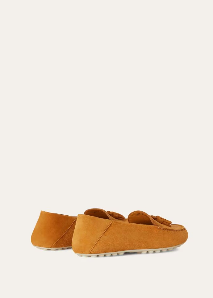 L0r0 P1ana Dot Sole Walk Loafers Chianti Cork For Women – FAN0109 L08R